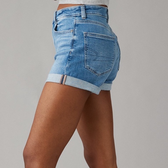 AE Stretch Denim Mom Short - Picture 3 of 7